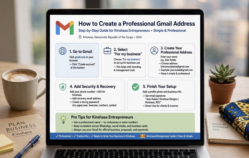 Tutoriel : Créer une adresse email professionnelle gratuite en 5 minutes avec Gmail